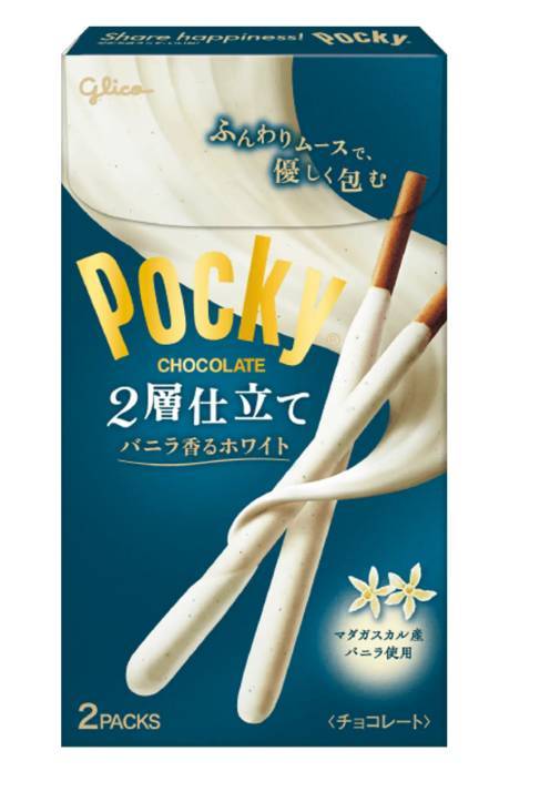 GLICO POCKY 2 LAYER WHITE CHOCOLATE BISCUIT STICK格力高2层白巧克力棒饼干